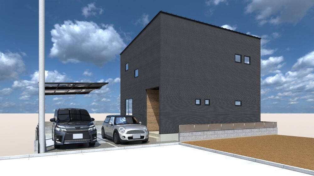 土居田2502B外観パース