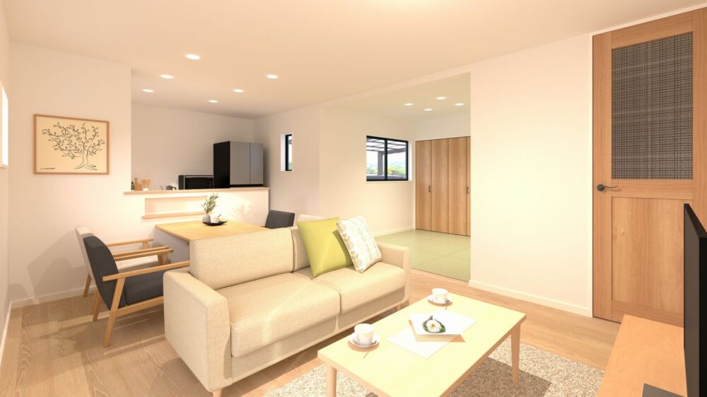 土居田2502B内観パース