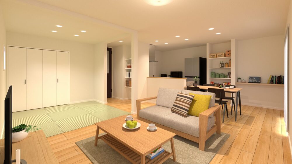 土居田2502B内観パース