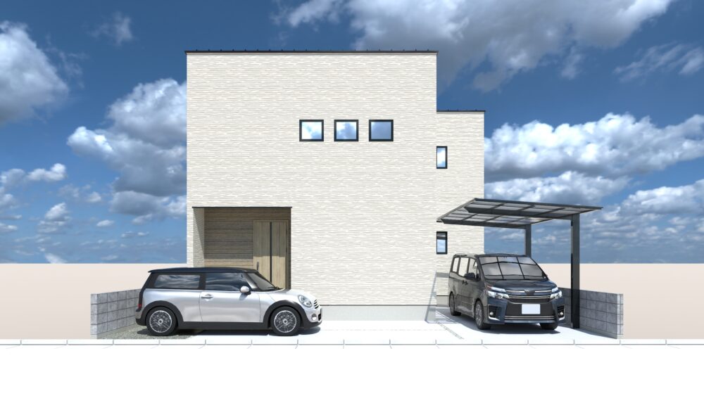 土居田2502B外観パース