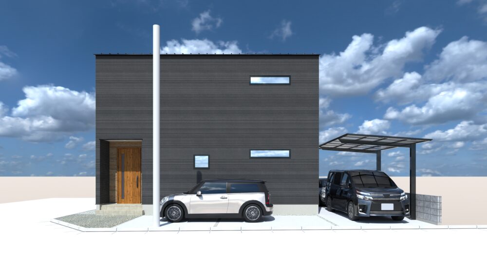 土居田2502B外観パース