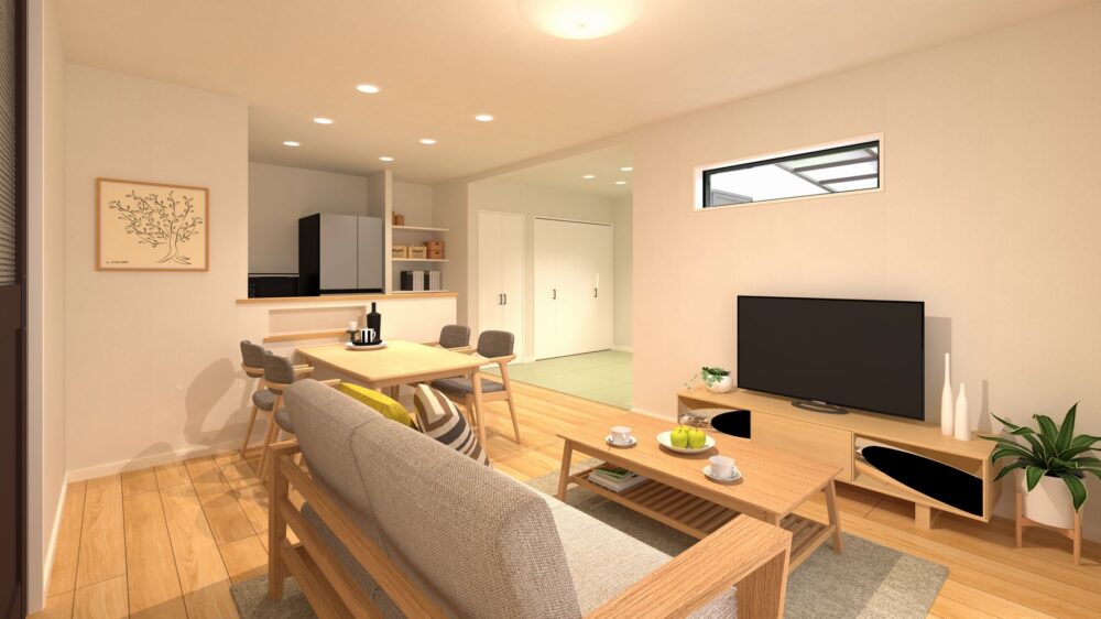 来住2502内観パース