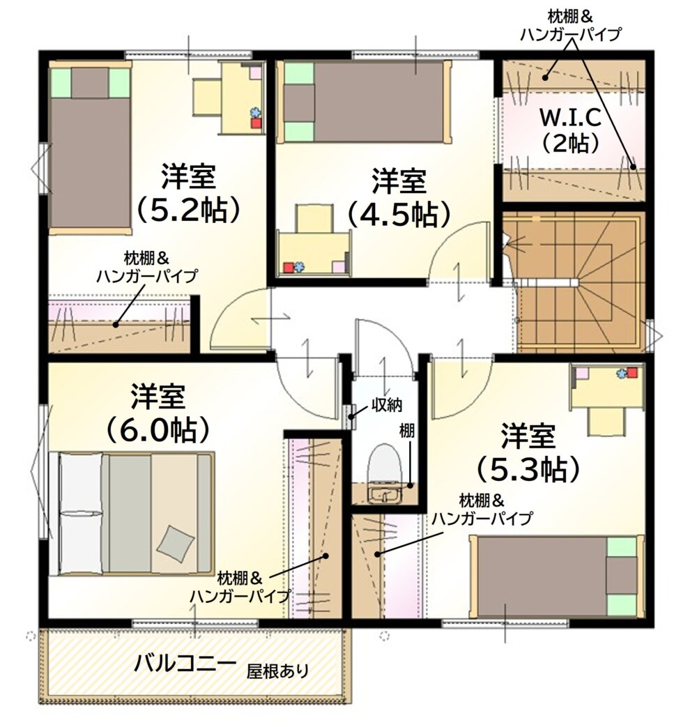 2階間取り