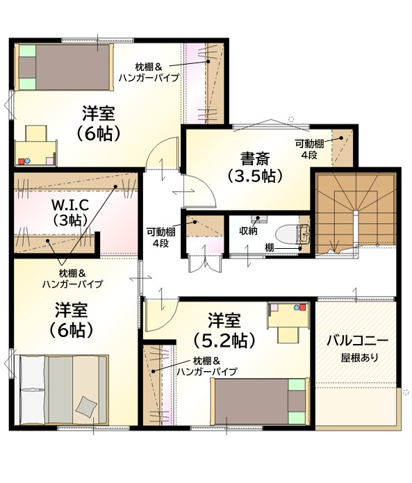 2階間取り図
