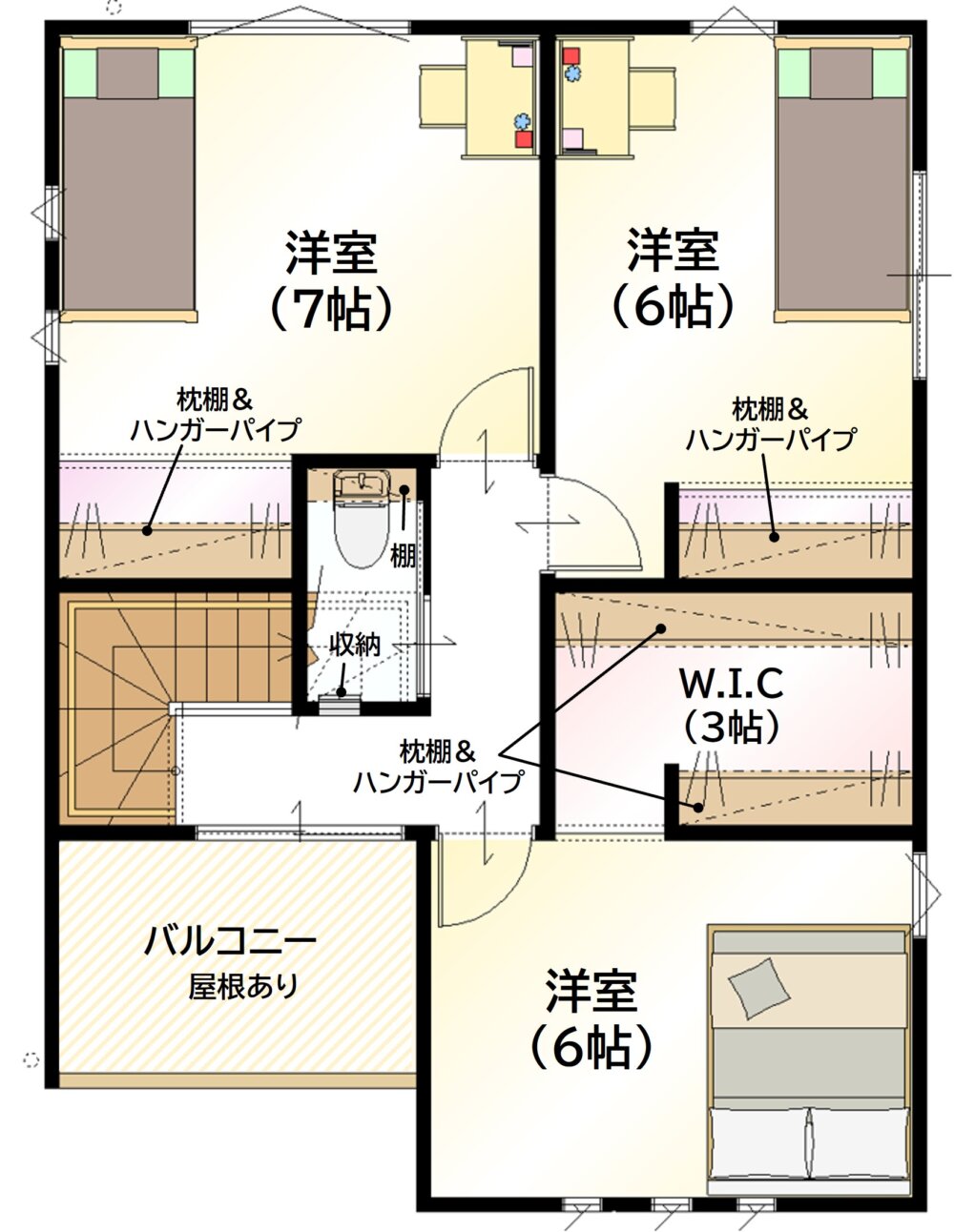 2階間取り図