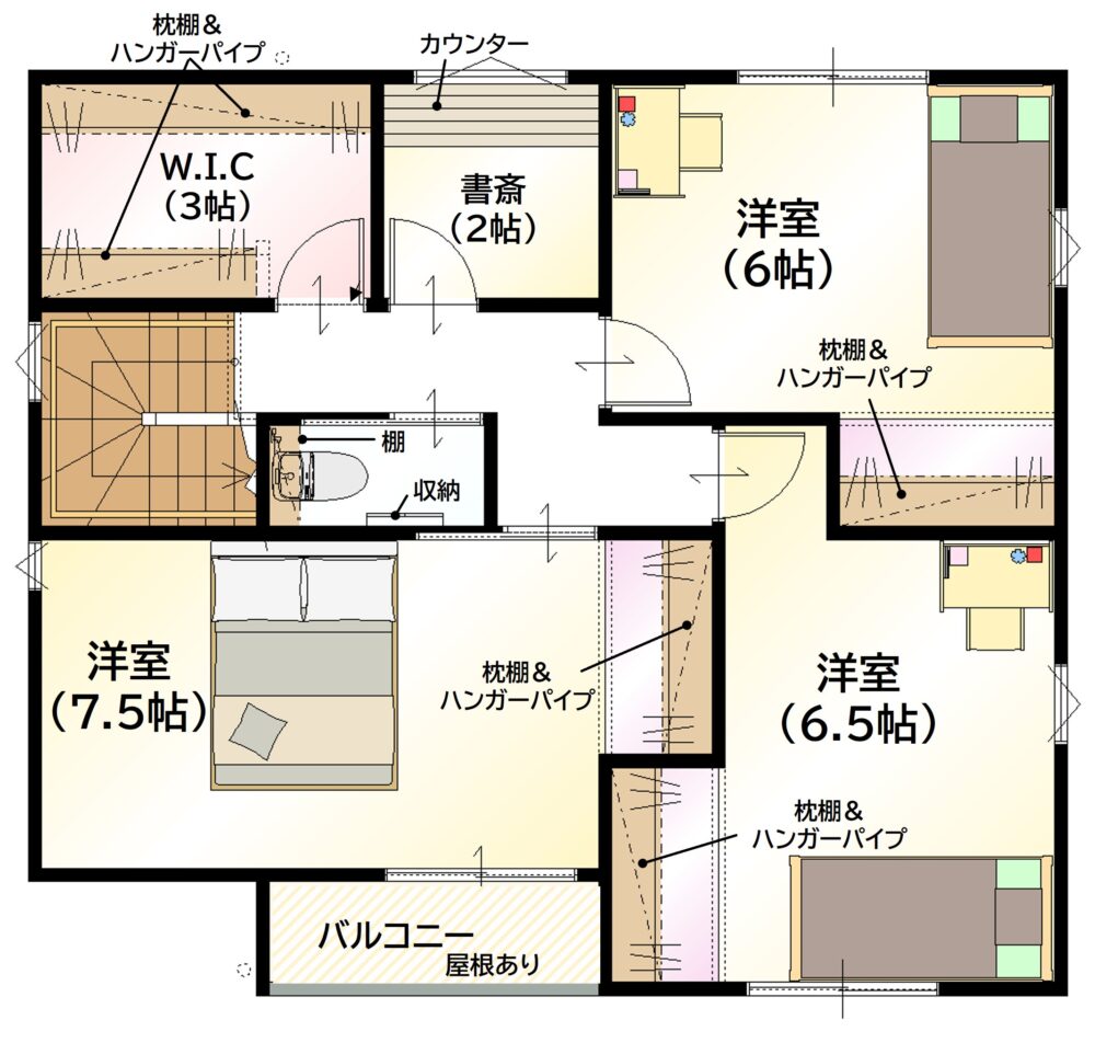 2階間取り図