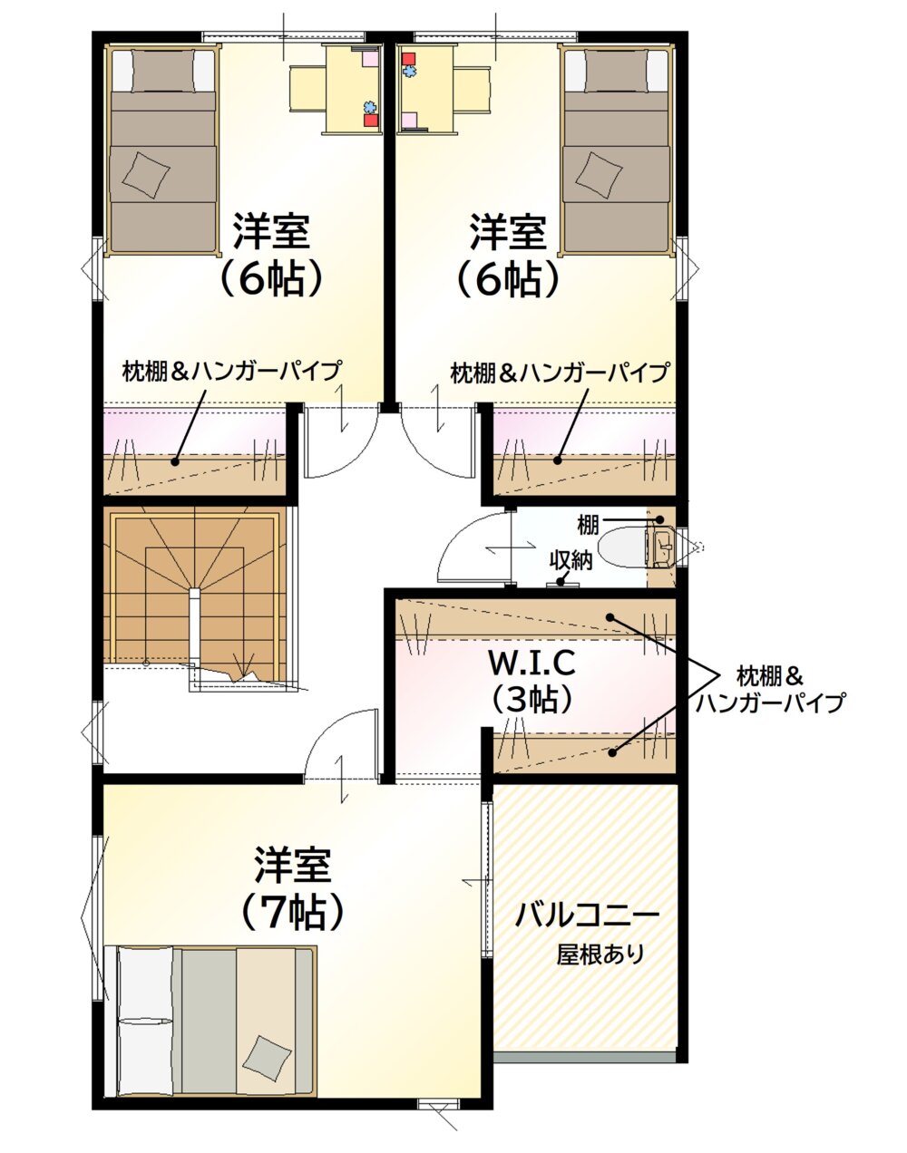 小坂2601A 2階間取り