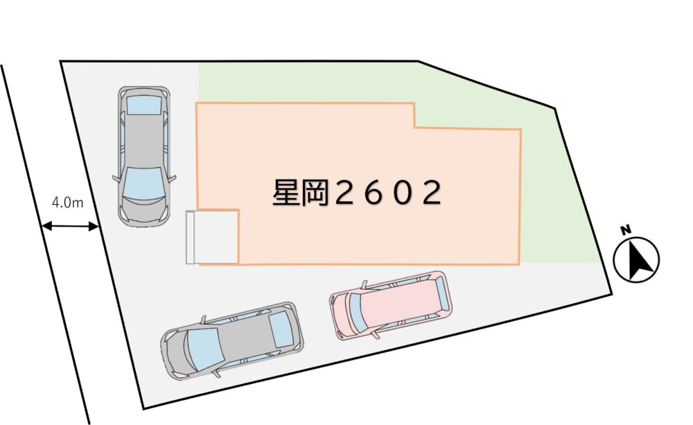 星岡2602 区画図
